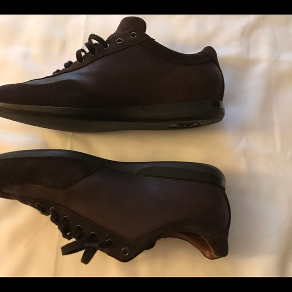 Bally Brown Suede& Leather Sneaker - Picture 3 of 13